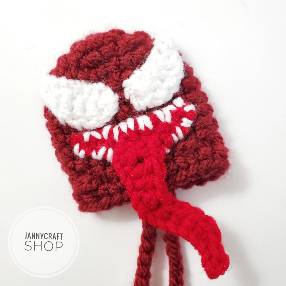 Venom or Carnage Shift knob cover beanie handmade